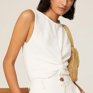 NWOT Club Monaco White Sleeveless Top Size S/P Never Worn